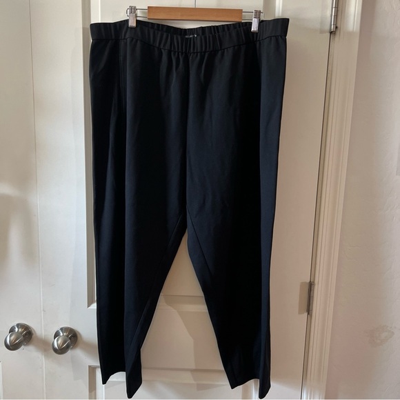 Eileen Fisher Lyocell Crepe Pull On Pants - Picture 1 of 10